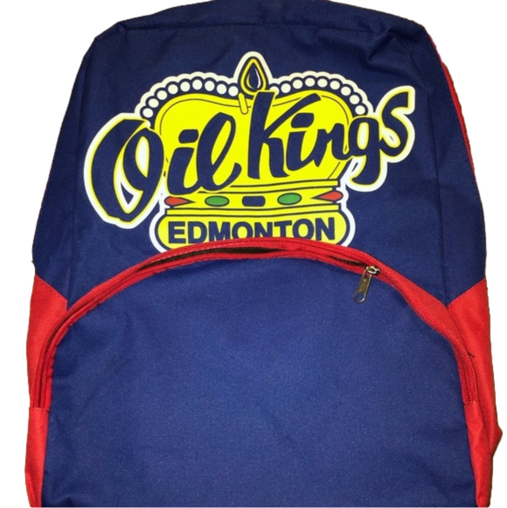 𝅺vintage Edmonton Oil Kings Small Back Back Pack Sac Excellent Condition